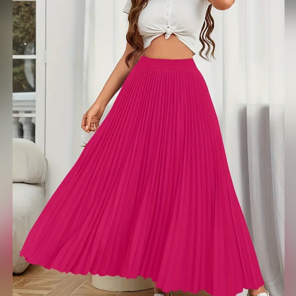 Pleated Maxi Skirt - Picture 2 of 3